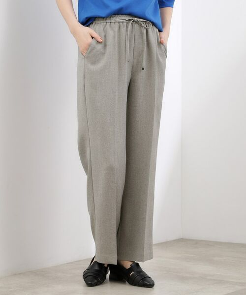 grove / グローブ パンツ | 【カセット服】リネンライクソフトフレアパンツ（グレー(012)）