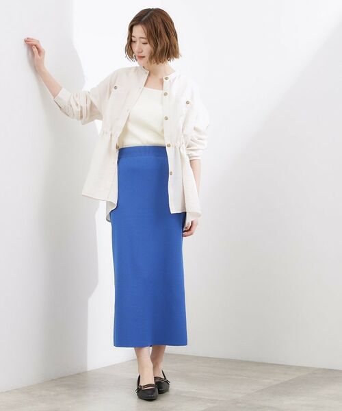 grove / グローブ ロング・マキシ丈スカート | ニットナロースカート | 詳細11