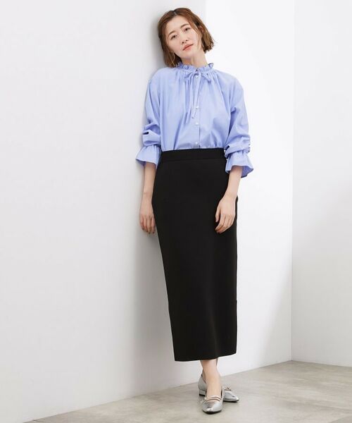 grove / グローブ ロング・マキシ丈スカート | ニットナロースカート | 詳細2