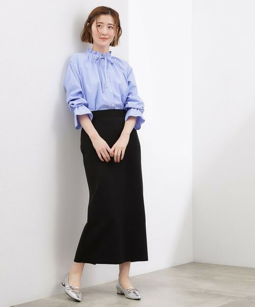 grove / グローブ ロング・マキシ丈スカート | ニットナロースカート | 詳細3