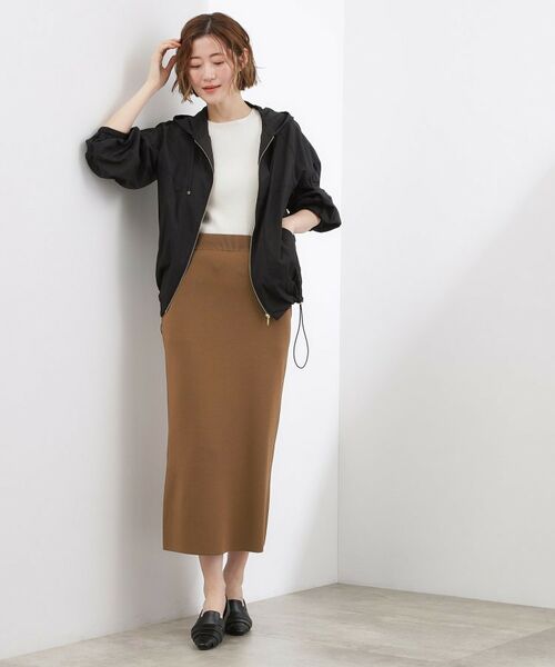 grove / グローブ ロング・マキシ丈スカート | ニットナロースカート | 詳細7