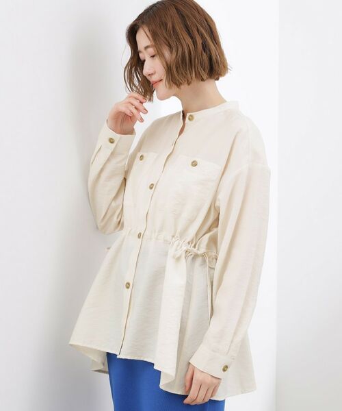 grove / グローブ シャツ・ブラウス | シアーサファリシャツジャケット | 詳細1