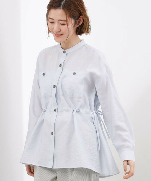 grove / グローブ シャツ・ブラウス | シアーサファリシャツジャケット | 詳細13