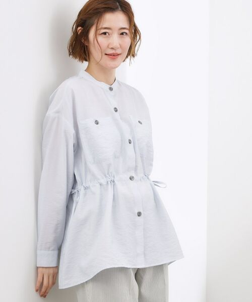 grove / グローブ シャツ・ブラウス | シアーサファリシャツジャケット | 詳細14