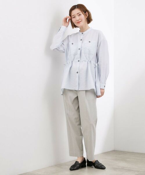 grove / グローブ シャツ・ブラウス | シアーサファリシャツジャケット | 詳細15