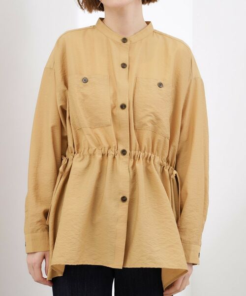 grove / グローブ シャツ・ブラウス | シアーサファリシャツジャケット | 詳細17