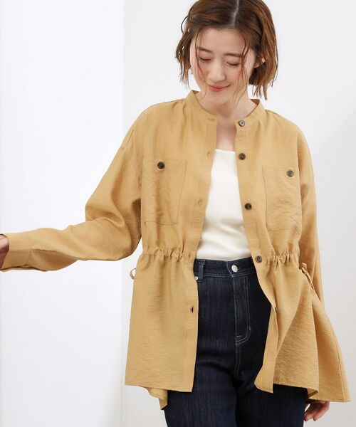 grove / グローブ シャツ・ブラウス | シアーサファリシャツジャケット | 詳細5