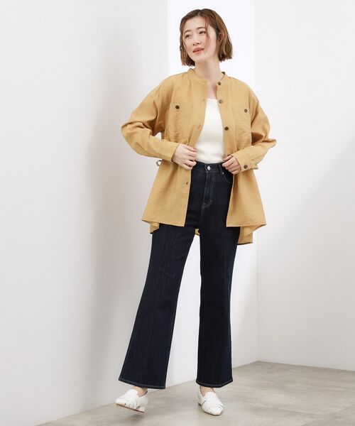 grove / グローブ シャツ・ブラウス | シアーサファリシャツジャケット | 詳細7