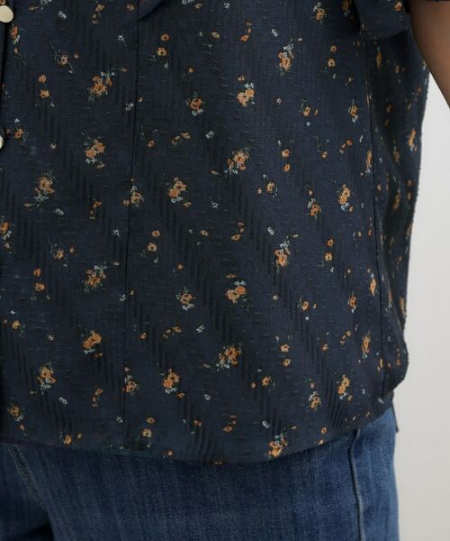 grove / グローブ シャツ・ブラウス | フラワープリント カットジャカードブラウス | 詳細10