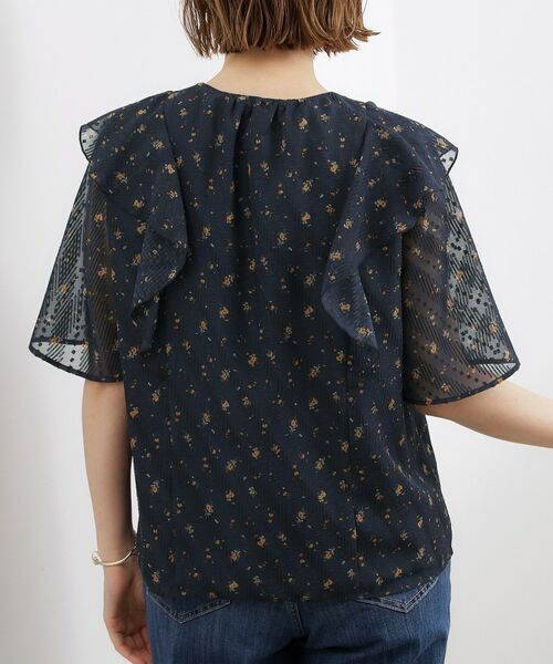 grove / グローブ シャツ・ブラウス | フラワープリント カットジャカードブラウス | 詳細11