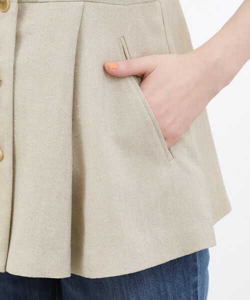 grove / グローブ シャツ・ブラウス | 【カセット服】リネンライク ペプラムビスチェ | 詳細19