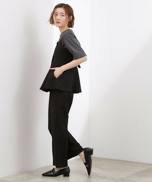 grove / グローブ シャツ・ブラウス | 【カセット服】リネンライク ペプラムビスチェ | 詳細7