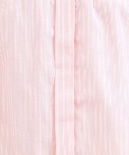 grove / グローブ シャツ・ブラウス | 【イージーケア・接触冷感】麻ブレンドスタンドギャザーシャツ | 詳細4