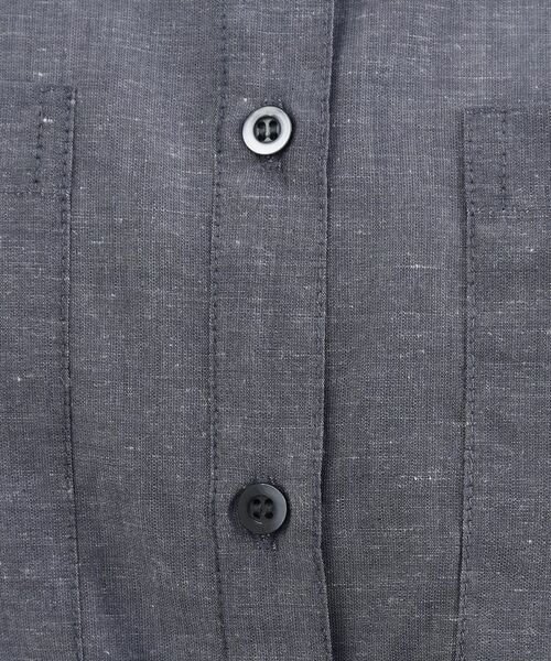 grove / グローブ シャツ・ブラウス | 【貴島明日香さん着用/イージーケア/接触冷感】麻ブレンドクロップドシャツ | 詳細22