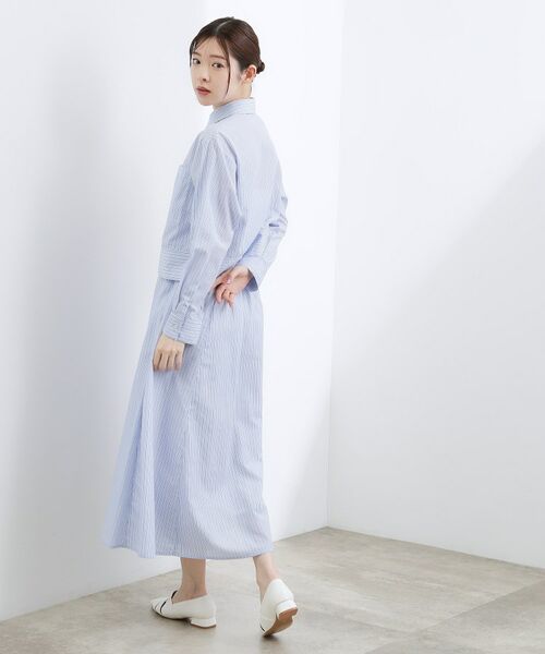 grove / グローブ シャツ・ブラウス | 【イージーケア・接触冷感】麻ブレンドクロップドシャツ | 詳細7