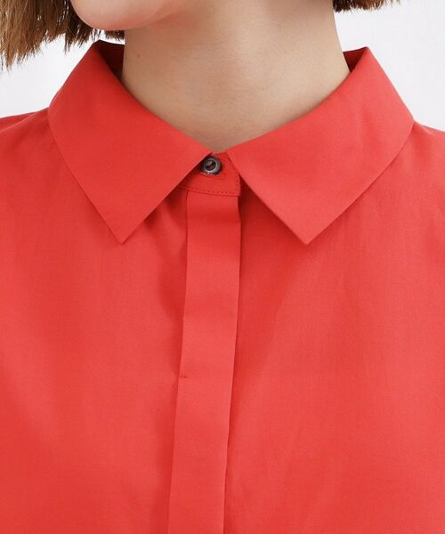 grove / グローブ シャツ・ブラウス | レースドッキング ロールアップシャツ | 詳細16