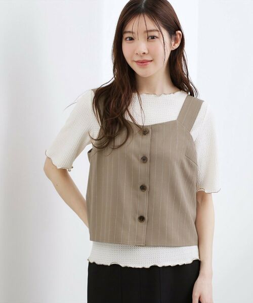 grove / グローブ その他トップス | ストライプ ビスチェ&インナーセット | 詳細7