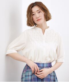 grove / グローブ シャツ・ブラウス | スモッキングタックブラウス