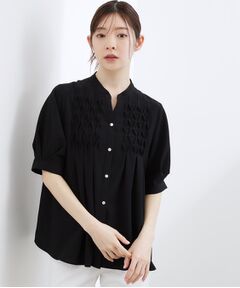 grove / グローブ シャツ・ブラウス | スモッキングタックブラウス