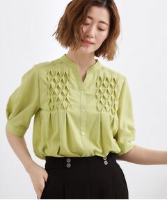 grove / グローブ シャツ・ブラウス | スモッキングタックブラウス