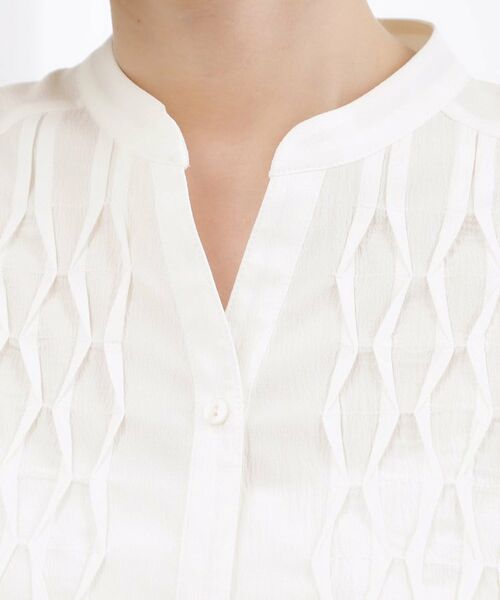 grove / グローブ シャツ・ブラウス | スモッキングタックブラウス | 詳細12