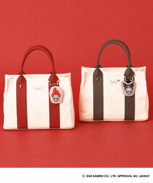 grove / グローブ トートバッグ | 【マイメロディ＆クロミ】Lee別注チャーム付きトート | 詳細21