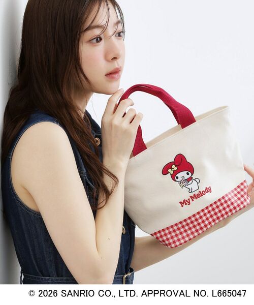 grove / グローブ トートバッグ | 【マイメロディ＆クロミ】ギンガムミニトート | 詳細3