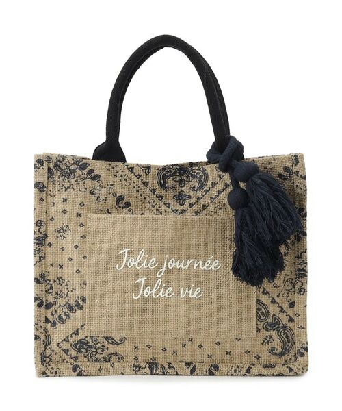 grove / グローブ トートバッグ | アソートジュートタッセルトート | 詳細11