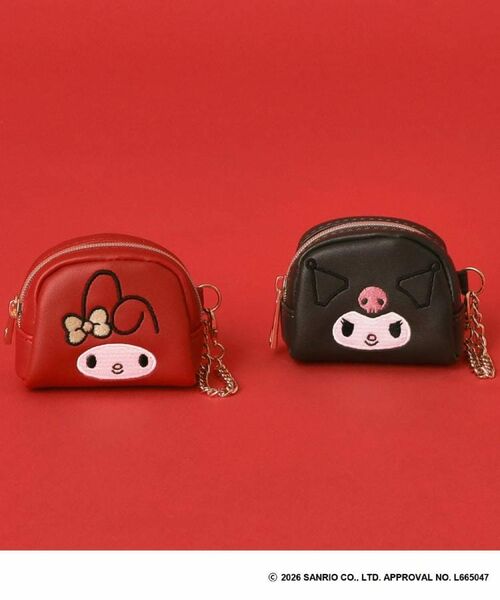 grove / グローブ ポーチ | 【マイメロディ＆クロミ】フェイスチャームポーチ | 詳細7