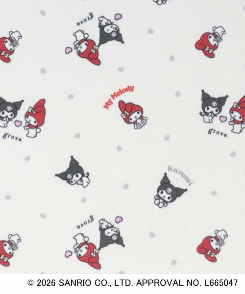 grove / グローブ ポーチ | 【マイメロディ＆クロミ】ギンガムシェルポーチ | 詳細5