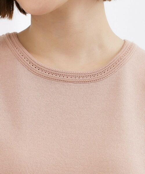 grove / グローブ ニット・セーター | 袖刺繍ハーフスリーブニットプルオーバー | 詳細20