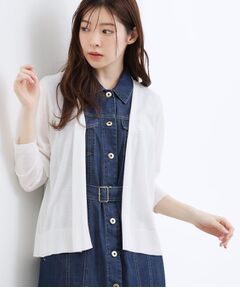 grove / グローブ カーディガン・ボレロ | 【接触冷感／UVカットetc】ベーシックショートカーディガン