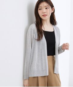 grove / グローブ カーディガン・ボレロ | 【接触冷感／UVカットetc】ベーシックショートカーディガン