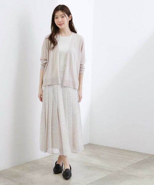 grove / グローブ カーディガン・ボレロ | 【接触冷感/UVカットetc】ベーシックショートカーディガン | 詳細14