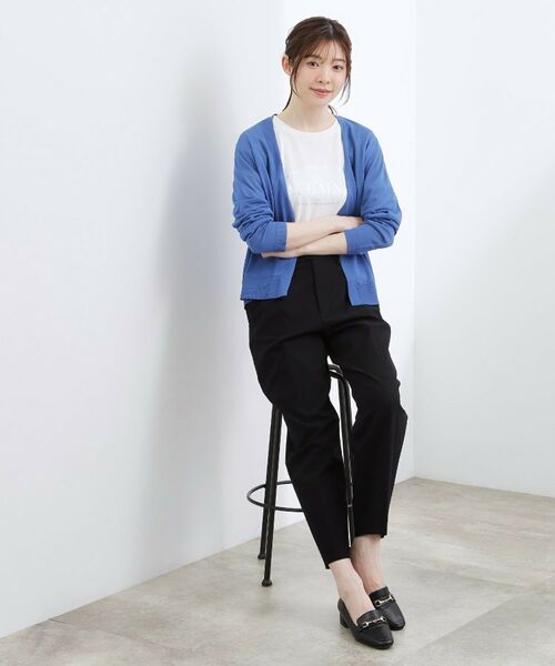grove / グローブ カーディガン・ボレロ | 【接触冷感/UVカットetc】ベーシックショートカーディガン | 詳細18