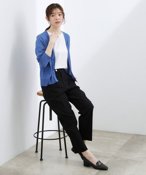 grove / グローブ カーディガン・ボレロ | 【接触冷感/UVカットetc】ベーシックショートカーディガン | 詳細19