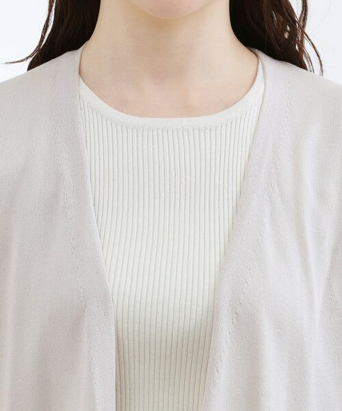 grove / グローブ カーディガン・ボレロ | 【接触冷感/UVカットetc】ベーシックショートカーディガン | 詳細24