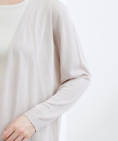 grove / グローブ カーディガン・ボレロ | 【接触冷感/UVカットetc】ベーシックショートカーディガン | 詳細25