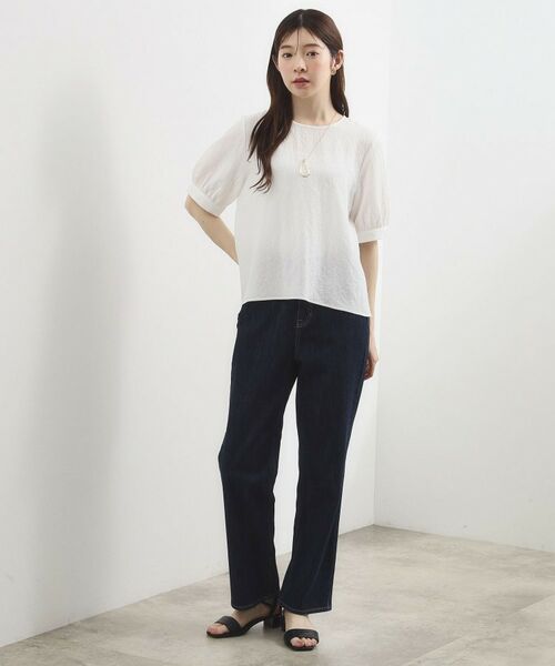 grove / グローブ その他トップス | 透かし編み切替ニットビスチェ×ブラウスセット | 詳細28