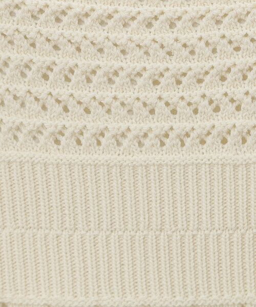 grove / グローブ その他トップス | 透かし編み切替ニットビスチェ×ブラウスセット | 詳細5