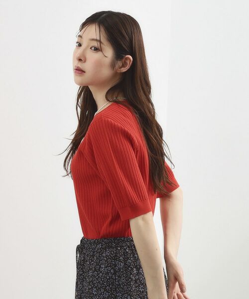 grove / グローブ ニット・セーター | マルチボーダーニットプルオーバー | 詳細1