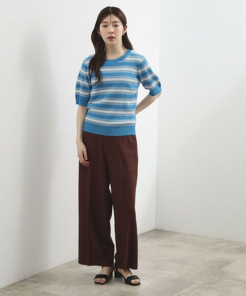 grove / グローブ ニット・セーター | マルチボーダーニットプルオーバー | 詳細11