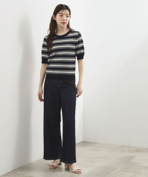 grove / グローブ ニット・セーター | マルチボーダーニットプルオーバー | 詳細15