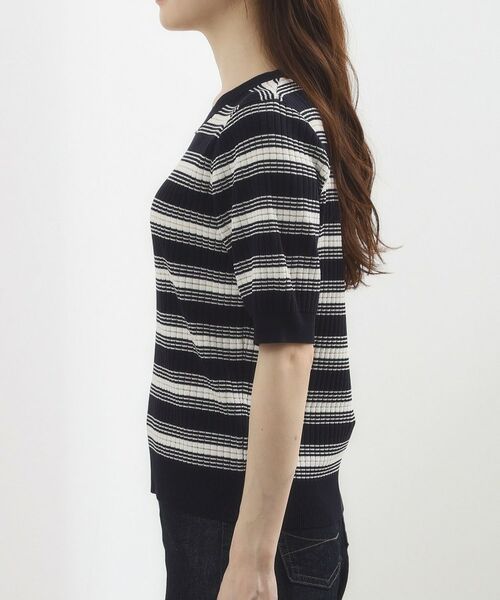 grove / グローブ ニット・セーター | マルチボーダーニットプルオーバー | 詳細18