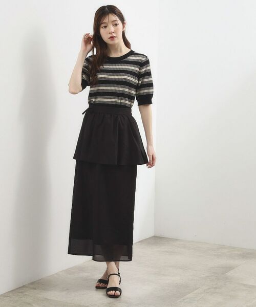 grove / グローブ ニット・セーター | マルチボーダーニットプルオーバー | 詳細7