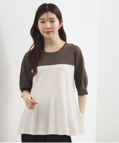 grove / グローブ ニット・セーター | バイカラーフレアニットプルオーバー