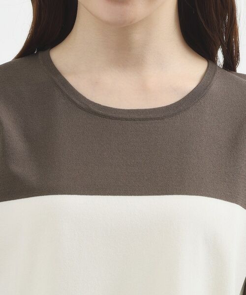 grove / グローブ ニット・セーター | バイカラーフレアニットプルオーバー | 詳細16