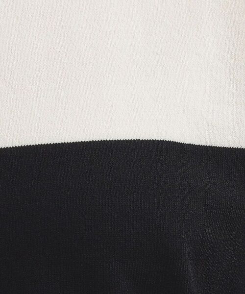 grove / グローブ ニット・セーター | バイカラーフレアニットプルオーバー | 詳細8