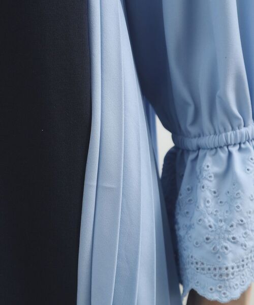 grove / グローブ カットソー | バイカラープリーツコンビトップス | 詳細8