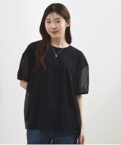 grove / グローブ カットソー | バックシアープリーツTシャツ